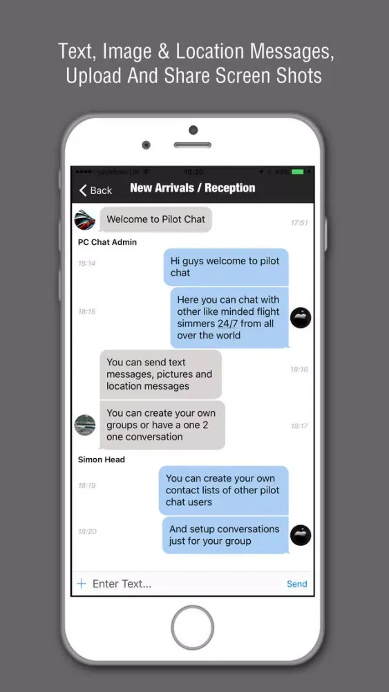 FSX Pilot Chat Screenshots