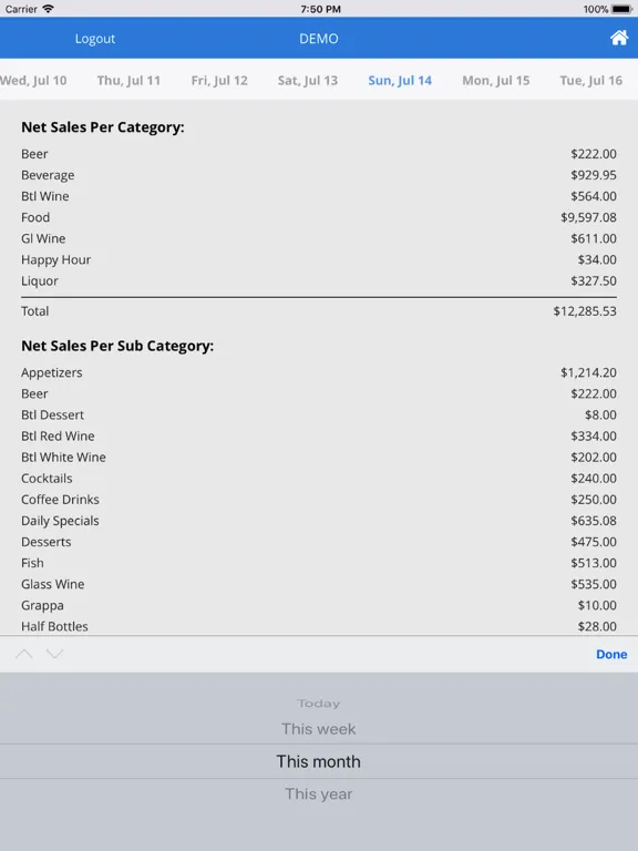 Pi Americas iPad  スクリーンショット