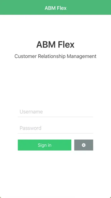 ABM FLEX CRM應用截圖