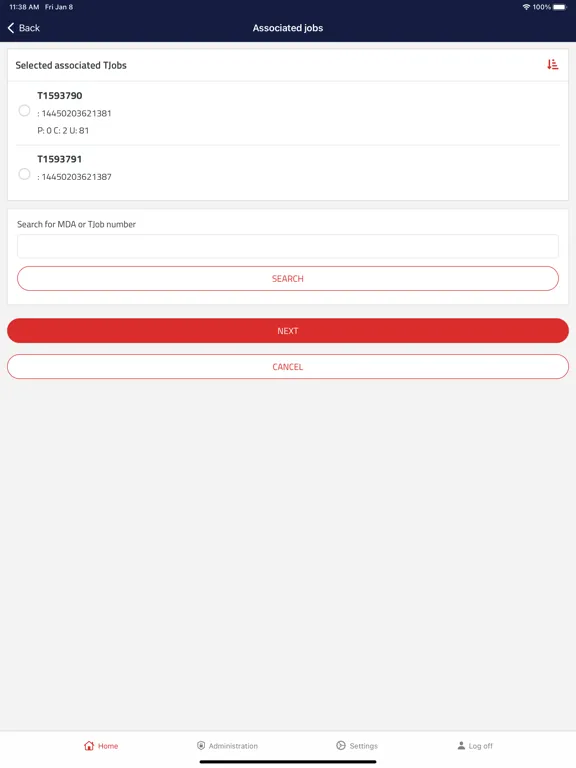 Advanced Delivery Tracker iPad 應用截圖
