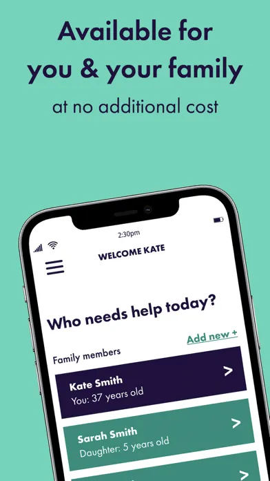 Capturas de tela do Smart Health by AIG