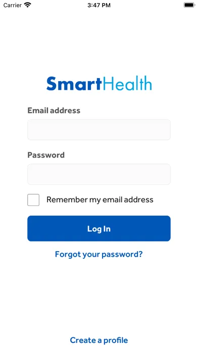 Capturas de tela do Smart Health by AIG
