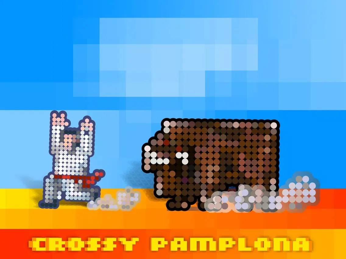 Tangkapan layar Crossy Pamplona iPad 
