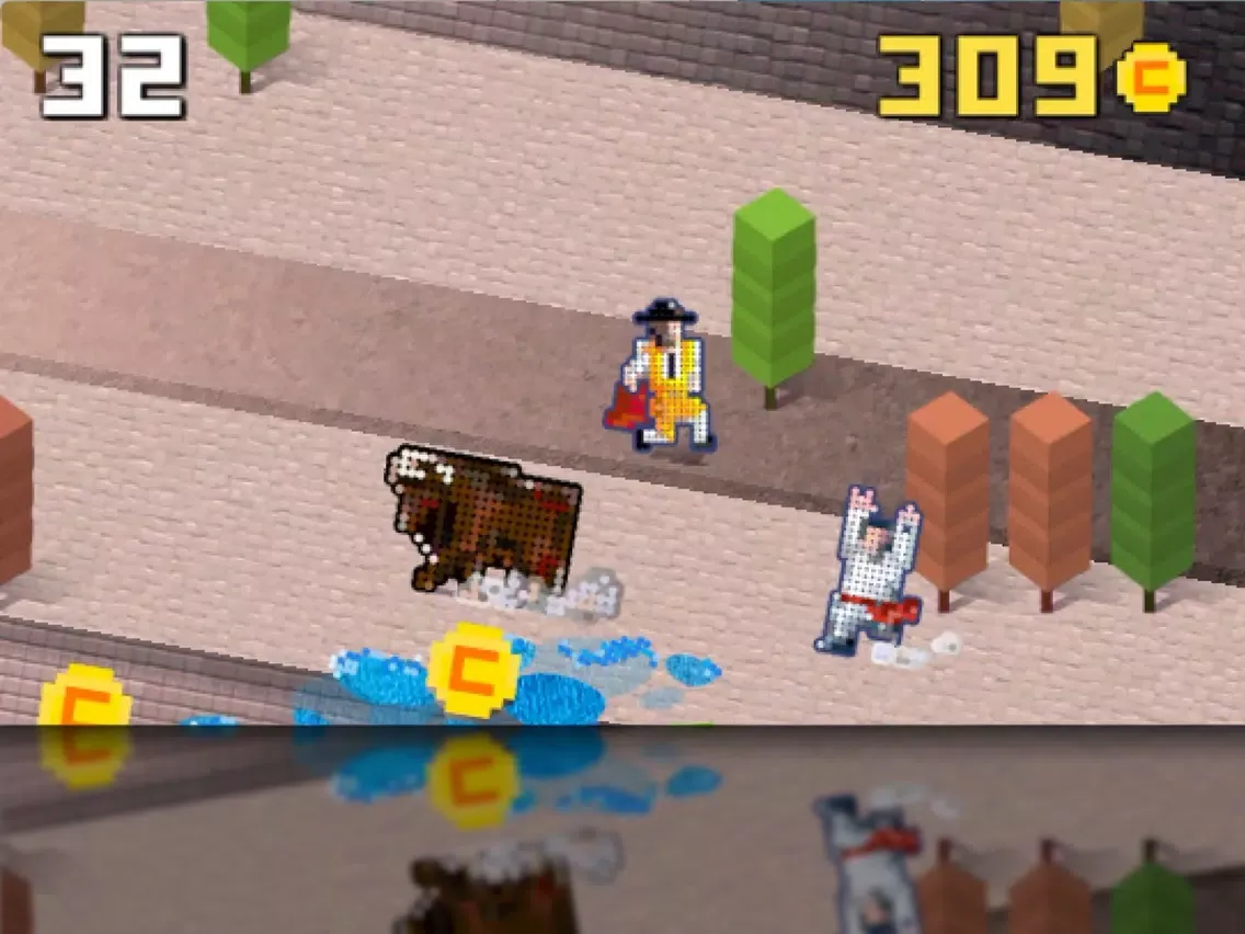 Tangkapan layar Crossy Pamplona iPad 