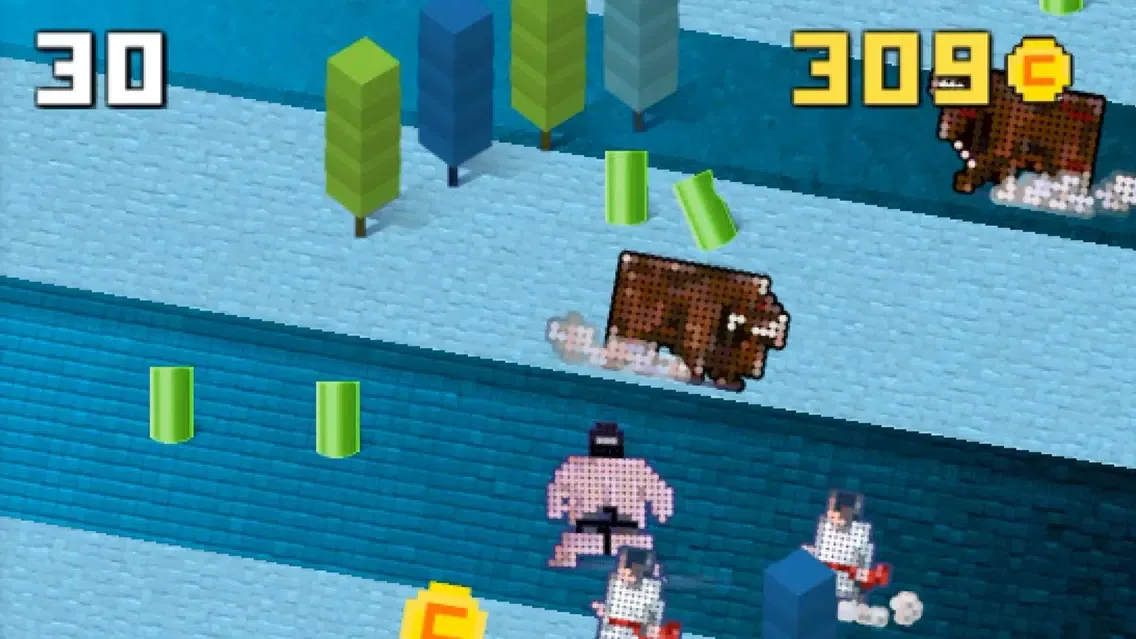 Tangkapan layar Crossy Pamplona