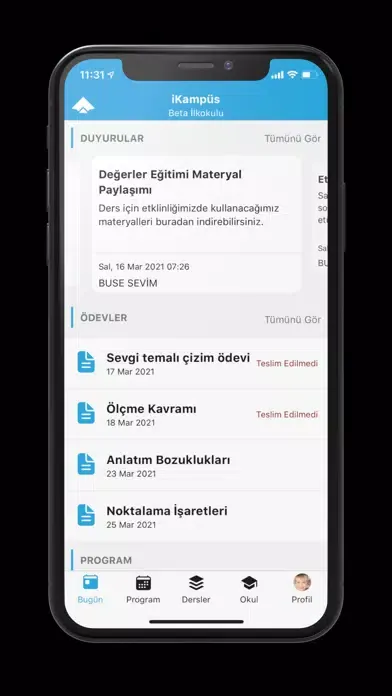 iKampüs سکرین شاٹس