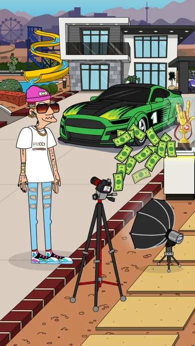 ภาพหน้าจอของ Lamar - Idle Vlogger