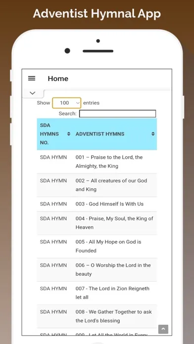 Adventist Hymnal App應用截圖