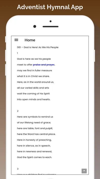 Adventist Hymnal App應用截圖