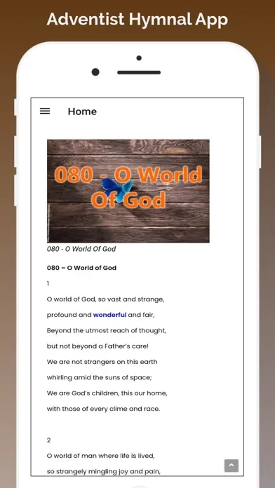 Adventist Hymnal App應用截圖