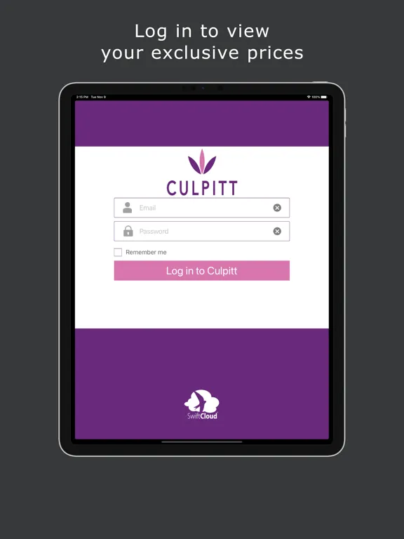 Culpitt iPad  Screenshots