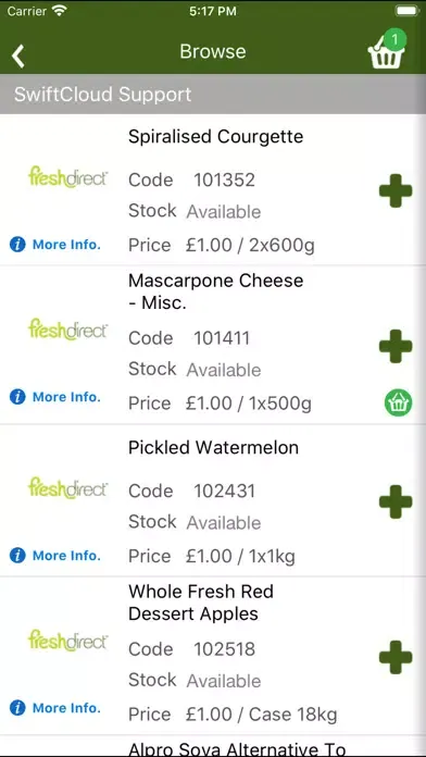 Fresh Direct স্ক্রিনশট