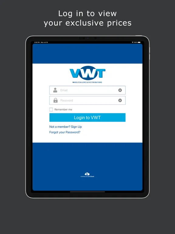 VWT iPad  Screenshots