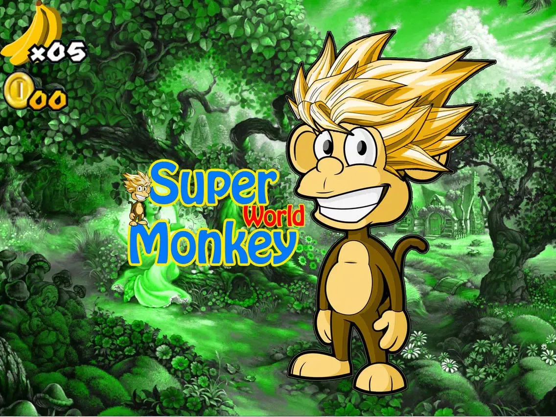 Super Monkey World - Adventures Banana Game island iPad  سکرین شاٹس