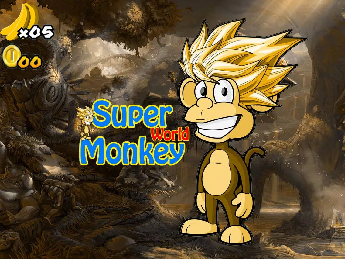 Super Monkey World - Adventures Banana Game island iPad  سکرین شاٹس