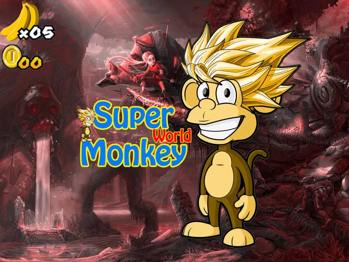 Super Monkey World - Adventures Banana Game island iPad  سکرین شاٹس