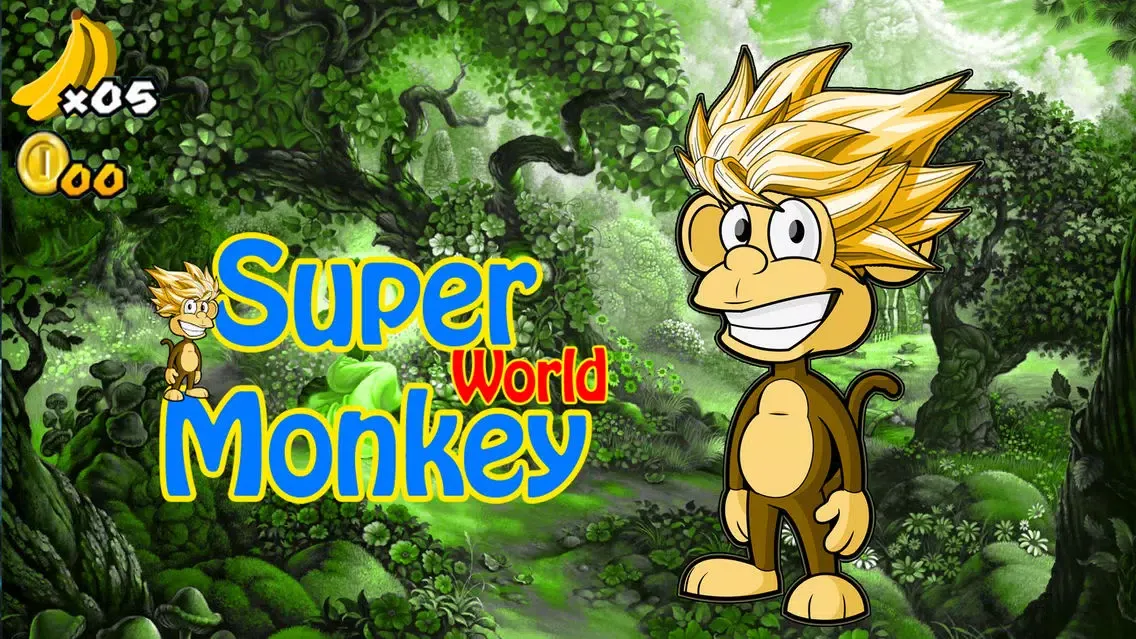 Super Monkey World - Adventures Banana Game island سکرین شاٹس