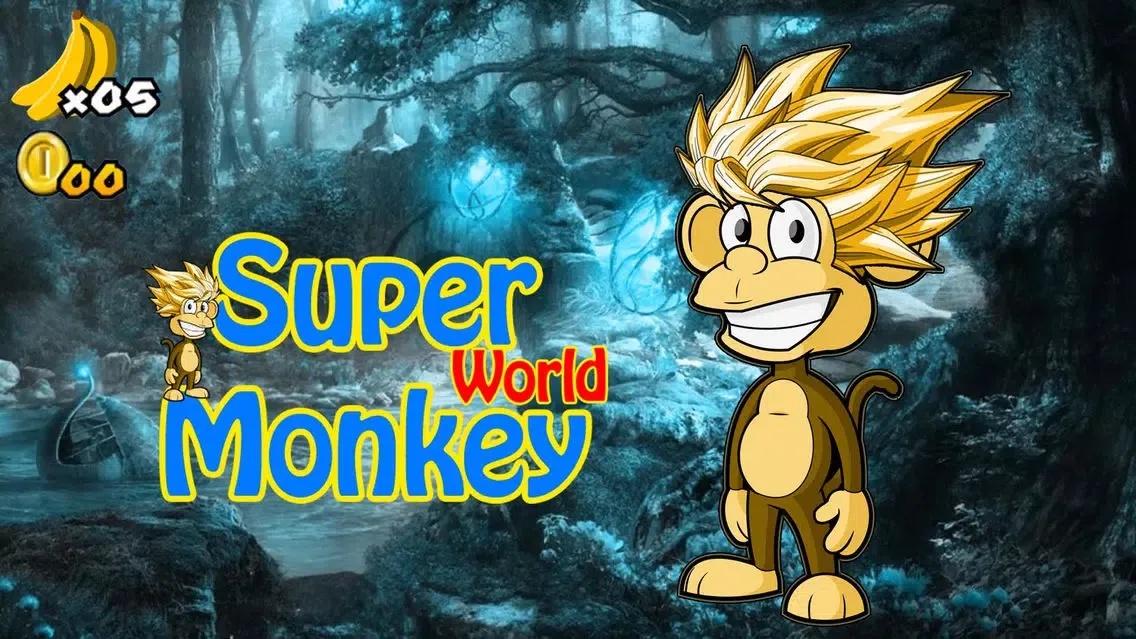 Super Monkey World - Adventures Banana Game island سکرین شاٹس