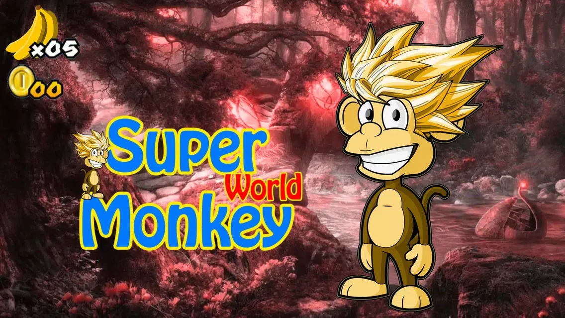 Super Monkey World - Adventures Banana Game island سکرین شاٹس