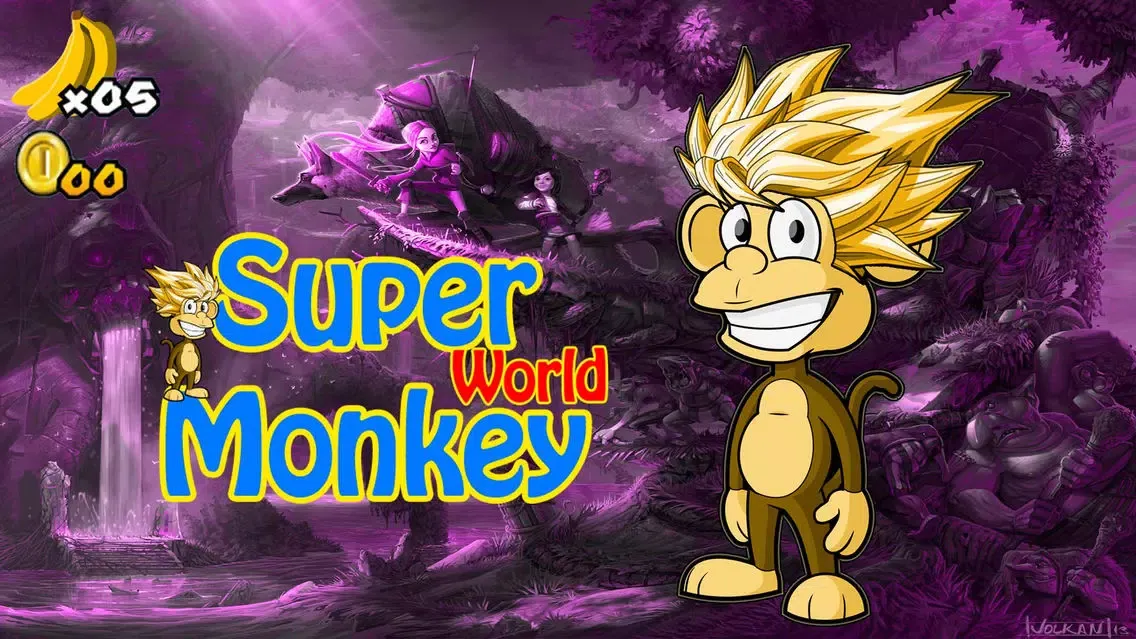 Super Monkey World - Adventures Banana Game island سکرین شاٹس