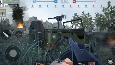 Ardennes Fury: WW2 FPS Guns স্ক্রিনশট