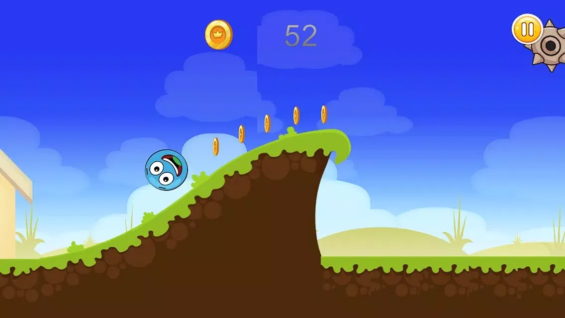 Tangkapan skrin Blue Ball Adventure
