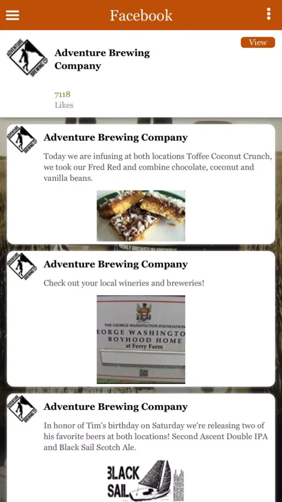 Capturas de tela do Adventure Brewing