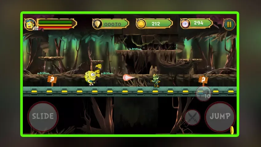 Jungle SpongBob Adventure Games Screenshots