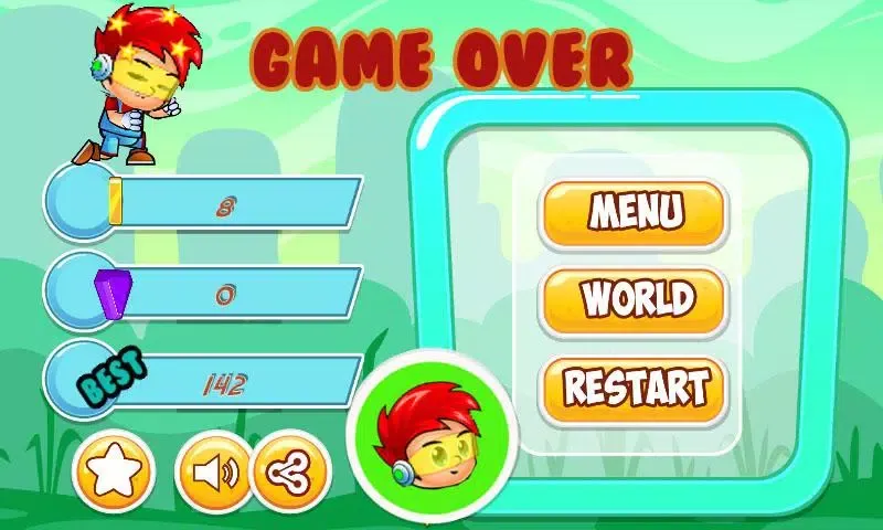 Tangkapan layar Adventure Super Boy
