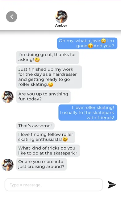 Screenshot di Lovr.ai - Caring AI partners