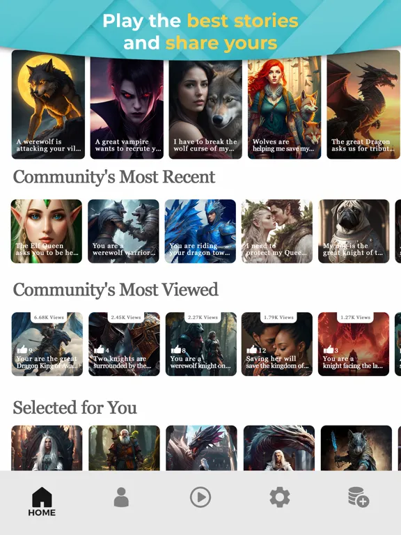 Скриншоты Stories AI - Live your dreams iPad 