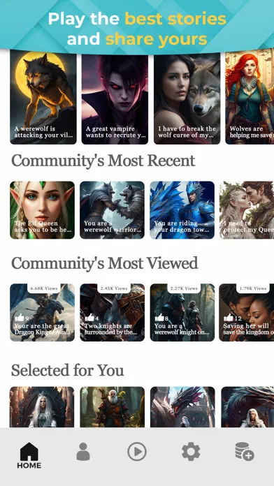 Скриншоты Stories AI - Live your dreams