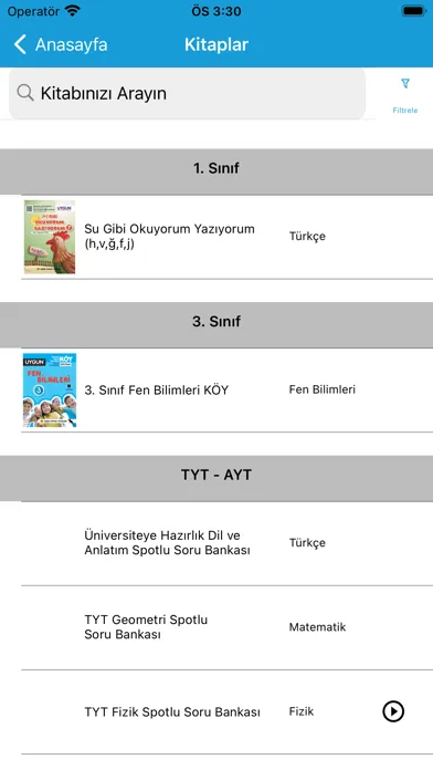 Captures d'écran de Sadık Uygun Cep