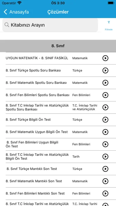 Captures d'écran de Sadık Uygun Cep
