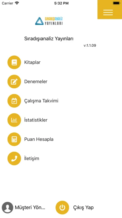 Capturas de tela do Sıradışıanaliz Yayınları
