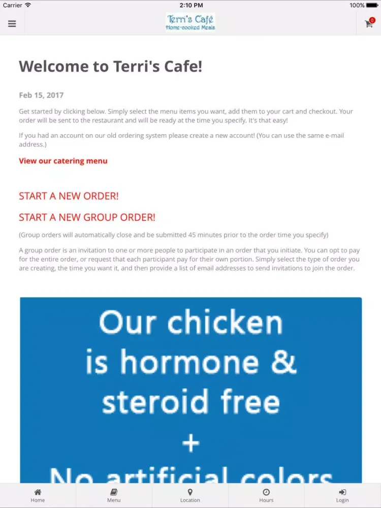Скриншоты Terri's Cafe iPad 