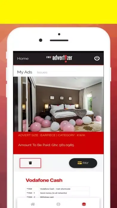 Kwik Advertizer App स्क्रीनशॉट