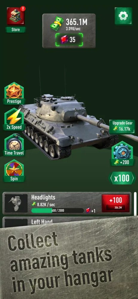 Tangkapan layar War Tanks Simulator — 3D build