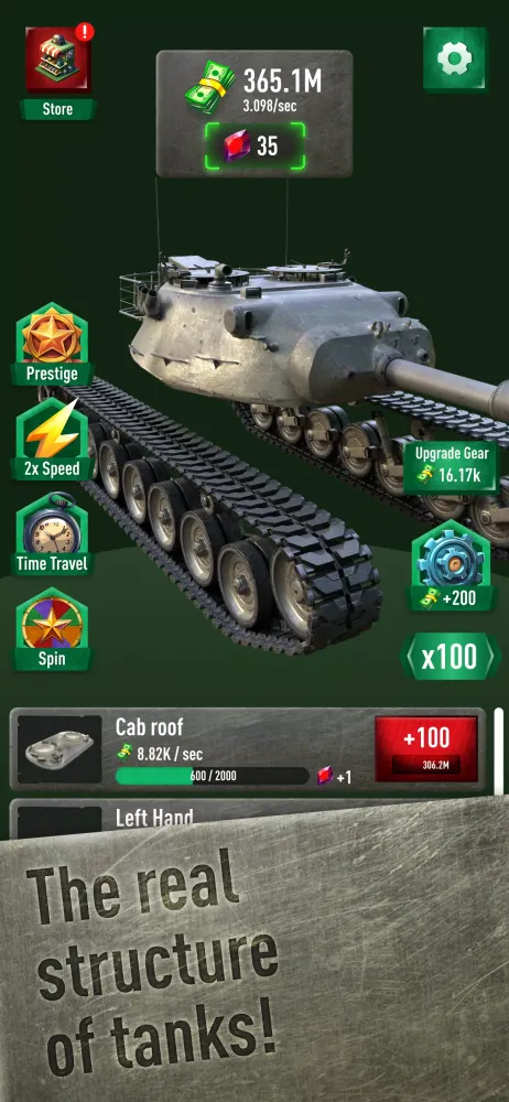 Tangkapan layar War Tanks Simulator — 3D build