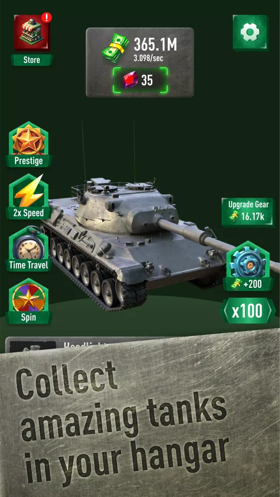 Tangkapan layar War Tanks Simulator — 3D build