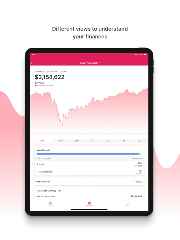 Tangkapan layar Arete Telos iPad