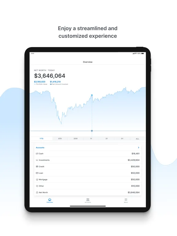 One+One Wealth iPad  Screenshots