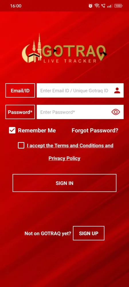 GO TRAQ Live Tracker Screenshots