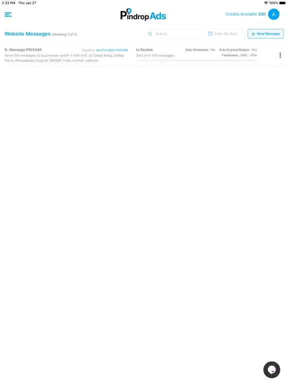 Zrzuty ekranu Pindrop Ads iPad 
