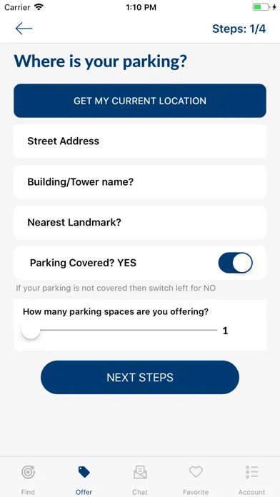 Parking Finder. स्क्रीनशॉट