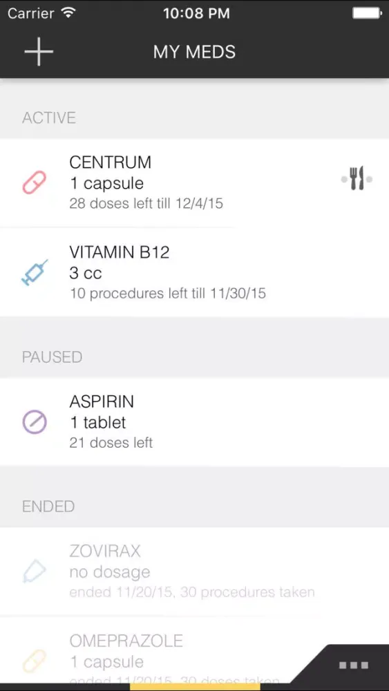 Скриншоты RX2 - Meds and Pill Reminder L