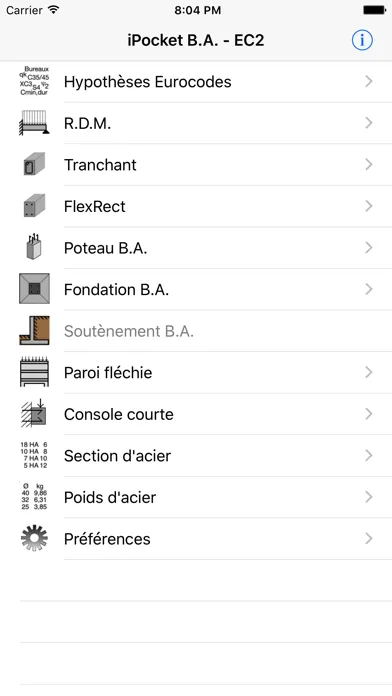 ภาพหน้าจอของ iPocket BA