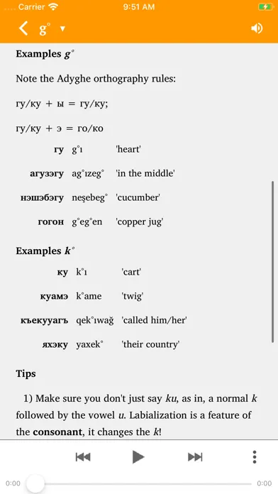 Ảnh chụp màn hình của Adyghe Sounds