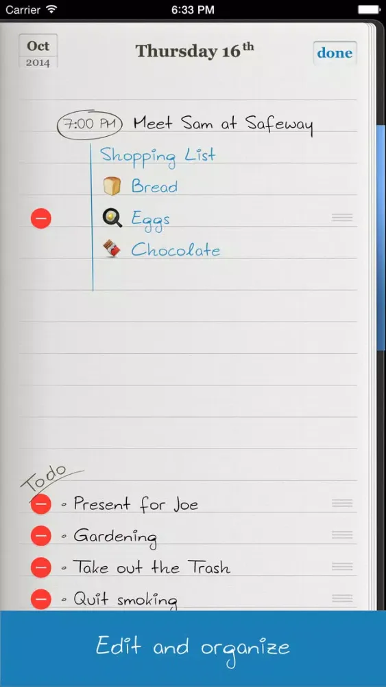 Скриншоты Everyday Notes Monthly