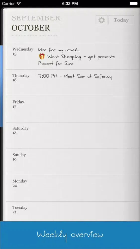 Скриншоты Everyday Notes Monthly